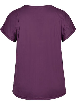Zizzi T-shirt , Blackberry Wine, Packshot image number 1