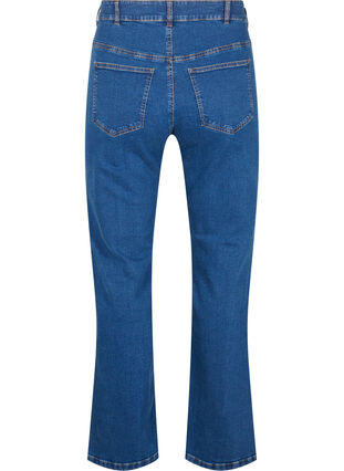 Zizzi Jean taille haute Gemma avec coupe droite, Dark blue, Packshot image number 1