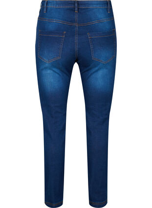 ZizziSlim fit Emily jeans met normale taille, Blue Denim, Packshot image number 1