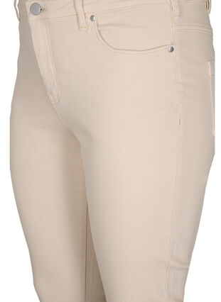 Zizzi Pantalon capri Emily ajusté, Oatmeal, Packshot image number 2