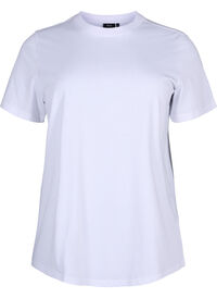 Basic katoenen T-shirt met ronde hals