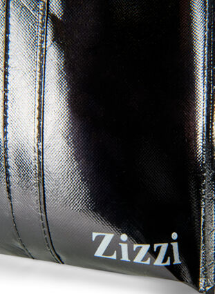 Zizzi Sac de magasinage avec fermeture éclair, Black, Packshot image number 2