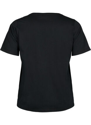 ZizziFLASH - T-shirt met motief, Black Ny, Packshot image number 1