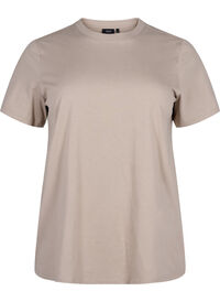 Basic katoenen T-shirt met ronde hals