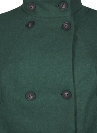 Zizzi Trench court avec coupe trapèze, Trekking Green Mel., Packshot image number 2