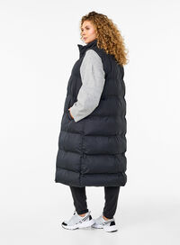 Gilet long avec poches, , Model