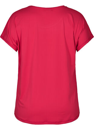 Zizzi T-shirt d'entraînement à manches courtes, Azalea, Packshot image number 1