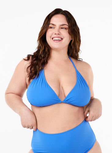 ZizziEffen triangel bikinitopje, Nebulas Blue, Model image number 0