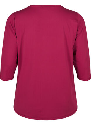 ZizziTraining blouse met 3/4 mouwen, Anemone, Packshot image number 1