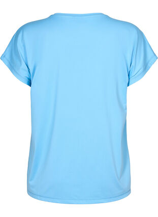 ZizziTrainings T-shirt met korte mouwen, Alaskan Blue, Packshot image number 1