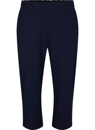 Zizzi Pantalon 7/8 coupe ample, Night Sky, Packshot image number 0