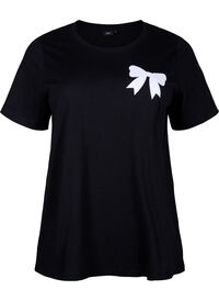T-shirt en coton avec nœud papillon