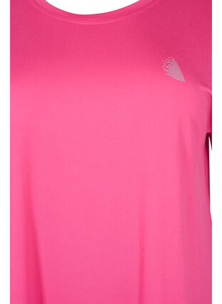 Zizzi T-shirt basique, Fuchsia Purple, Packshot image number 2