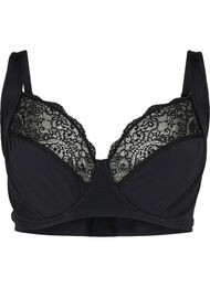 Soutien-gorge intégral avec bretelles rembourrées, Black, Packshot