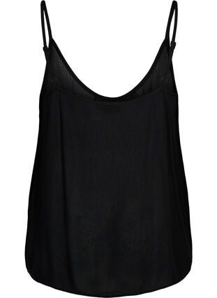 ZizziStrap top in viscose, Black, Packshot image number 1