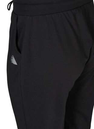 ZizziLosse trainingsbroek met zakken, Black, Packshot image number 3