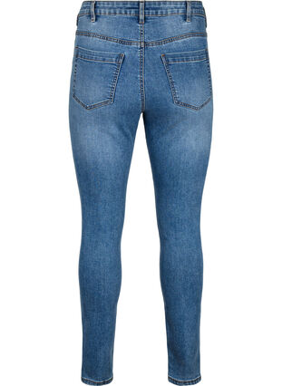 Zizzi Jean Amy taille haute et coupe super slim, Blue denim, Packshot image number 1