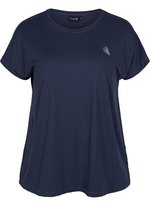 Zizzi T-shirt basique, Graphite, Packshot image number 0