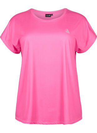 ZizziSport T-shirt met korte mouwen, Raspberry Rose, Packshot image number 0