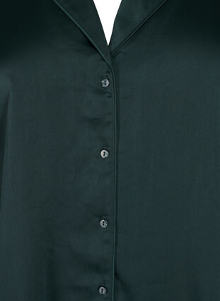 Zizzi Chemise de nuit en satin, Scarab, Packshot image number 2