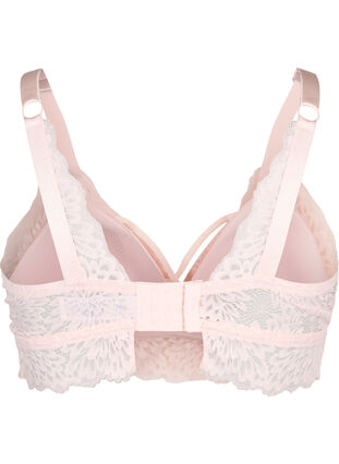 Zizzi Bralette avec détail de cordon et rembourrage doux, Peach Blush, Packshot image number 1