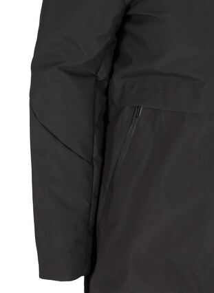 Zizzi Veste d'hiver avec taille ajustable, Black, Packshot image number 2