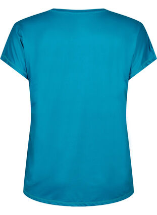 ZizziTrainings-T-shirt met korte mouwen, Deep Lagoon, Packshot image number 1