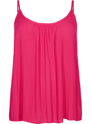 ZizziStrap top in viscose, Bright Rose, Packshot image number 0