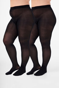 2-pack panty's in 60 denier, Black, Model