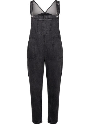 ZizziDenim overalls, Dark Grey Denim, Packshot image number 0