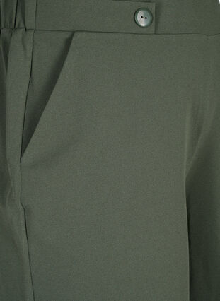 ZizziKorte broek met zakken en losse pasvorm, Thyme, Packshot image number 2