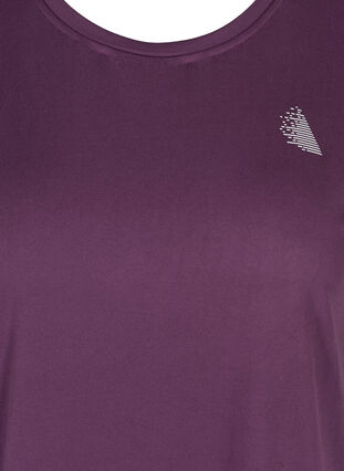 Zizzi T-shirt , Blackberry Wine, Packshot image number 2