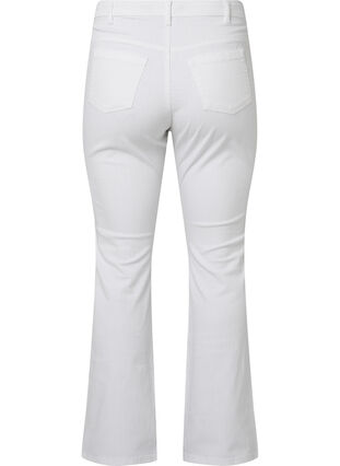 Zizzi Jeans bootcut Ellen à taille haute, White, Packshot image number 1