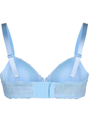 Zizzi Soutien-gorge en dentelle moulé avec armatures, Clear Sky, Packshot image number 1