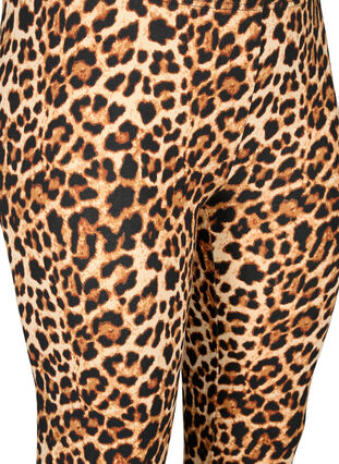 Zizzi Leggings en viscose à imprimé léopard, Leo, Packshot image number 2