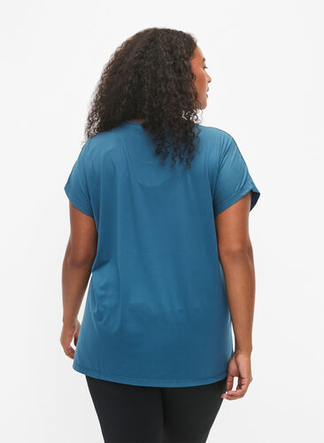 ZizziTrainings-T-shirt met korte mouwen, Corsair, Model image number 1