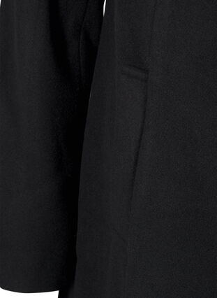 Zizzi Trench court avec coupe trapèze, Black, Packshot image number 3