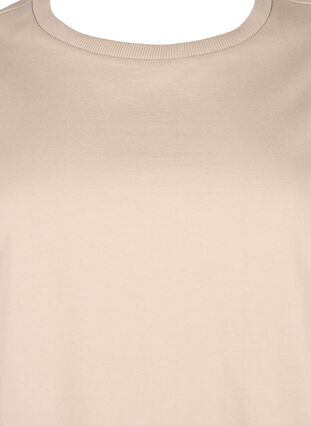 ZizziSweatshirt met ronde hals, Simply Taupe, Packshot image number 2