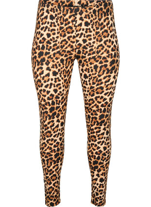 ZizziViscose leggings met luipaardprint, Leo, Packshot image number 0