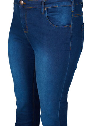 ZizziSlim fit Emily jeans met normale taille, Blue Denim, Packshot image number 2