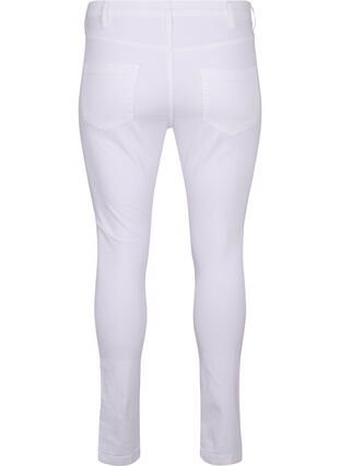 Zizzisuper slim fit Amy jeans met hoge taille, White, Packshot image number 1