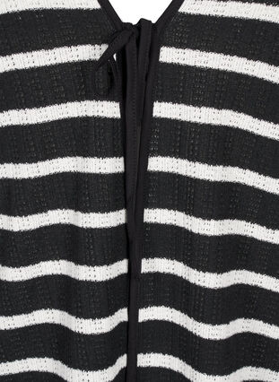 ZizziVest met strikken, Black White stripe, Packshot image number 2