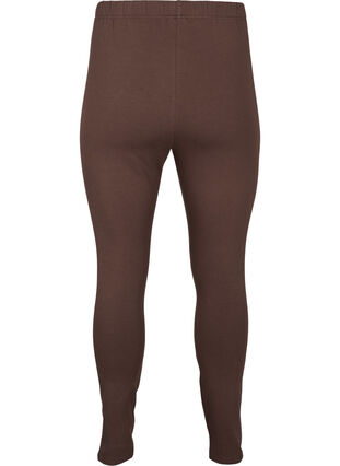 ZizziKatoenen legging met voering, Chocolate Martini, Packshot image number 1