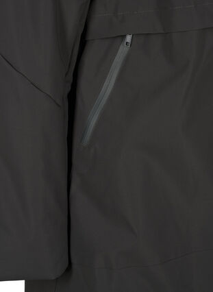 Zizzi Veste d'hiver avec taille ajustable, Raven, Packshot image number 3