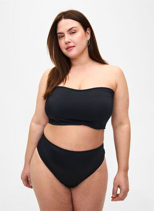 ZizziEffen bikinibroekje met normale taille, Black, Model image number 0