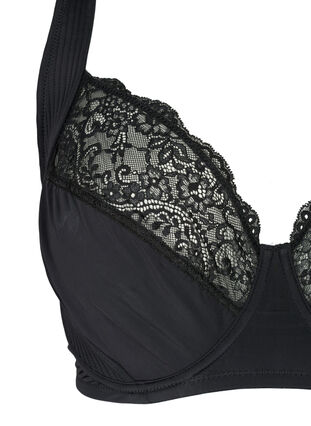 Zizzi Soutien-gorge intégral avec bretelles rembourrées, Black, Packshot image number 2