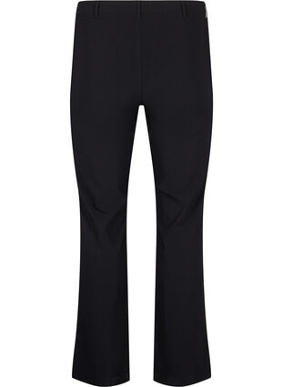 Zizzi Pantalon classique en viscose mélangée, Black, Packshot image number 1