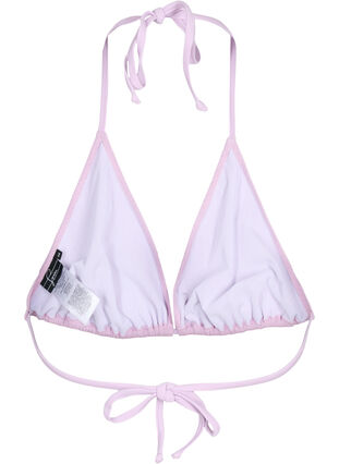 ZizziDriehoekige bikini top met crêpe structuur, Orchid Bouquet, Packshot image number 1