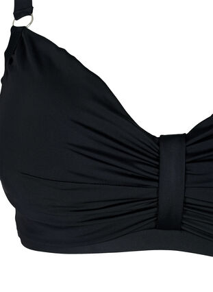 Zizzi Soutien-gorge de bikini à armatures avec drapé, Black, Packshot image number 2