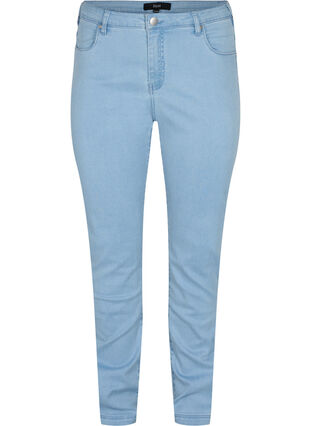 Zizzi  Emily jeans slim fit taille normale, Ex Lt Blue, Packshot image number 0